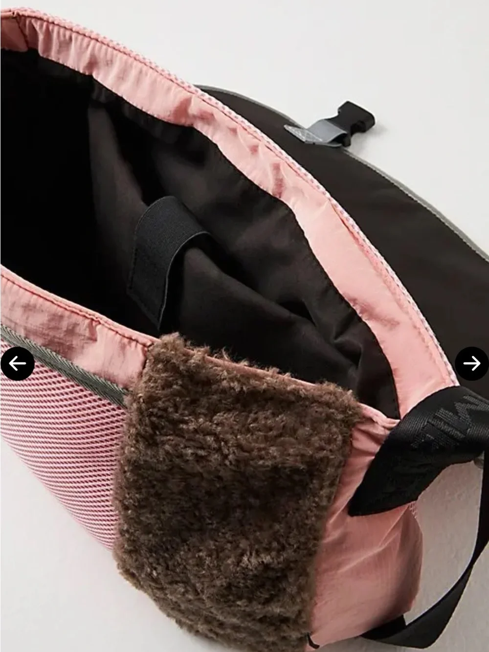 FP Movement Playoff Sherpa Messenger Bag in Pink Like New! RT $138